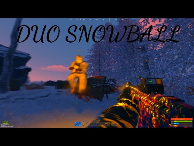 12,000 HOURS DUO SNOWBALL ON LAUNCH SITE IN RUST/РАСТ...