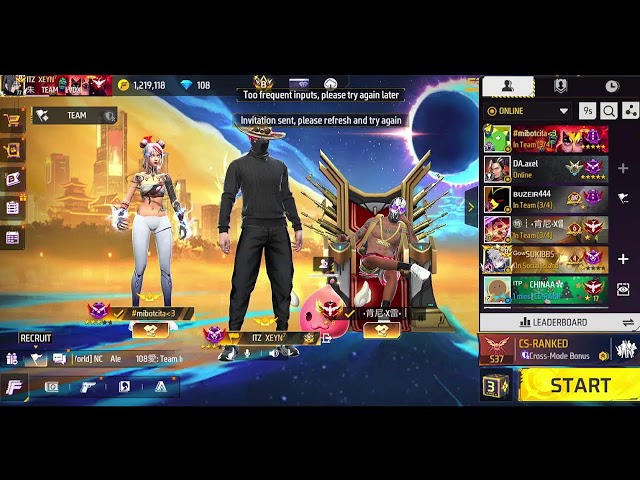 JUGANDO FREE FIRE EN IPHONE 15 PRO MAX DIA #18