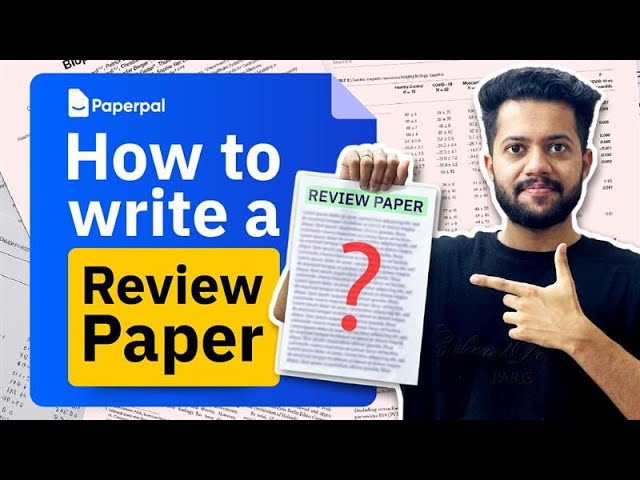 How To Write a Review Paper Using AI|Step-by-Step Guide For Researchers