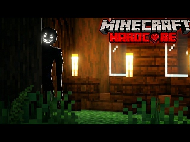 Trying to survive Hardcore Minecraft with HORROR MOD installed