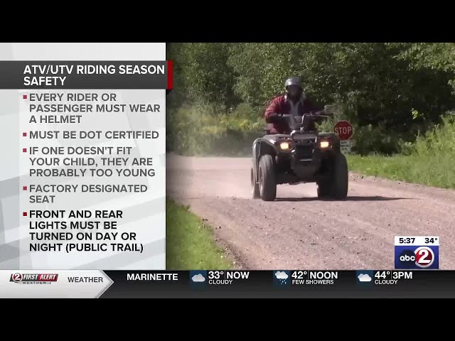 Conceptos básicos de seguridad para la temporada de vehículos todo terreno (ATV y UTV)