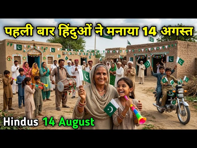 First Time Pakistani Hindus Celebrate 14 August in Pakistan 🇵🇰
