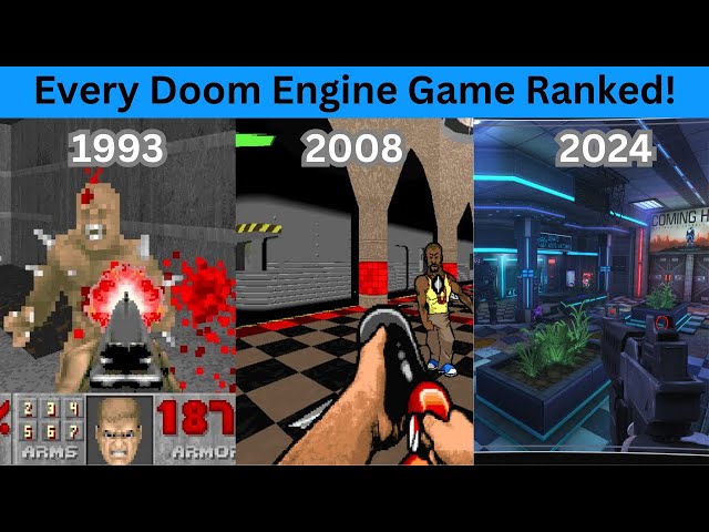 Every Doom Engine Game Ranked From Worst to Best (Including GZDoom)