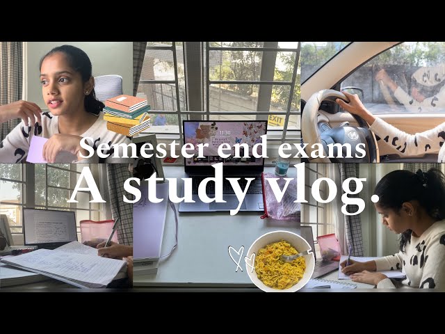 HOW I PREPARE FOR EXAMS | A study vlog 📚