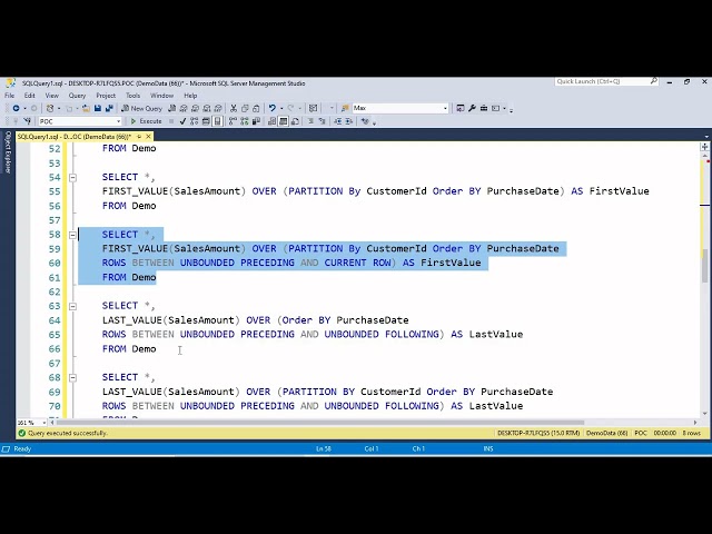 Basic Overview On How to Use Analytical Functions in SQL Server Development