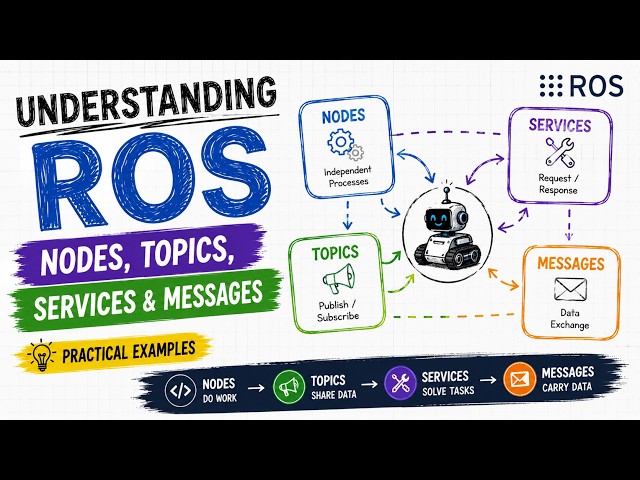 Master ROS Communication: Learn Nodes, Topics & Services with Practical Examples | Royal Research