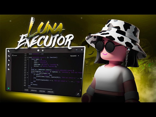 Roblox Executor LUNA | Free OP Exploit Web Working 2026 PC