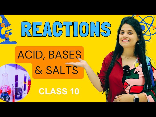 Acid, Bases & Salt | Chapter 2 | Reactions | Class 10 Science | NCERT