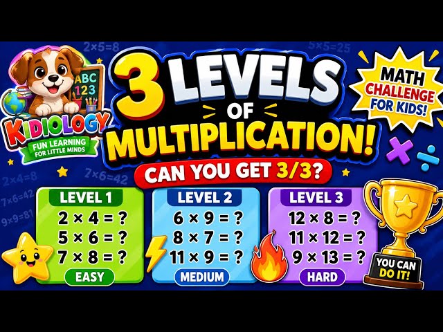 🔥 MULTIPLICATION ULTIMATE CHALLENGE! 🧠 | Easy to IMPOSSIBLE | Can You Get 100%?