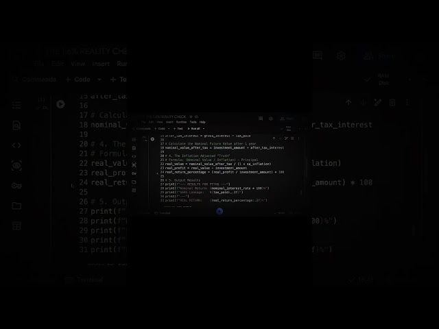 Stop using Bank Calculators. Use Code instead. 📉 #Python #Finance