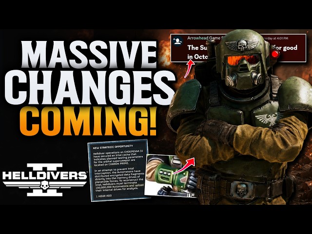 Helldivers 2 Big FRV Announcement! & Warhammer 40k Armor!