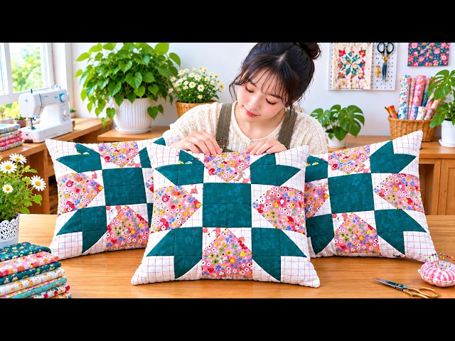 Using Fabric Scraps and I Sewed Them Into Lovely Item - Don't Throw Away Scraps