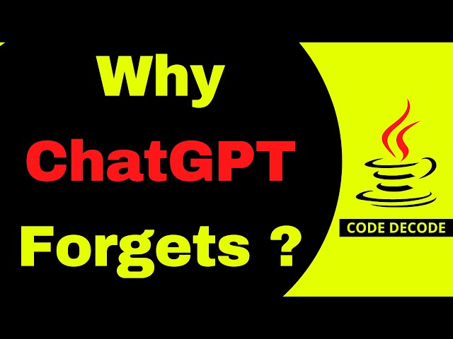 Why ChatGPT Forgets Everything | Context Window Explained for Java Developers | Code Decode