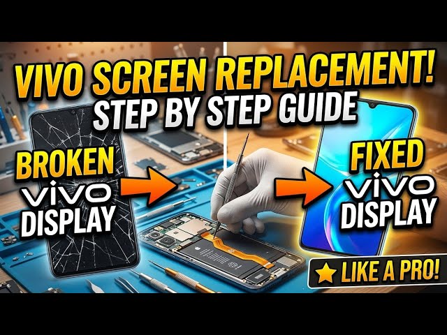 How to Replace Vivo Screen & Display Replacement #HowToFix #SolderingHacks  #ElectronicsRepair 