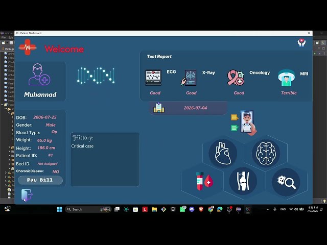 Advanced Hospital Management System Plus Medical ChatBot | JavaFX & SQLite JDBC