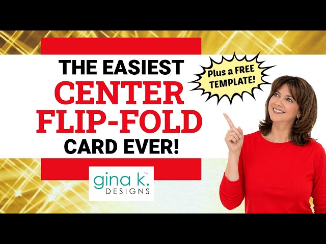 The EASIEST Center Flip-Fold Card EVER!