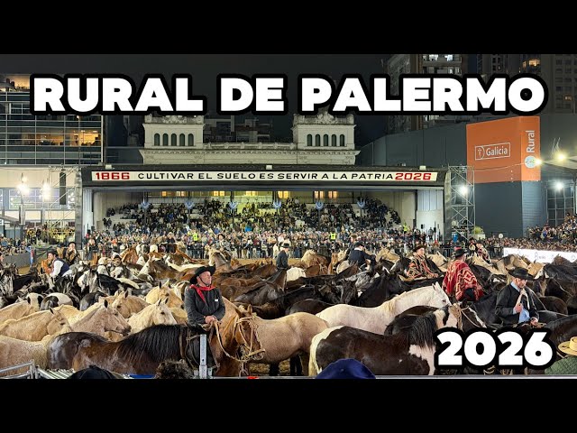 PALERMO RURAL SHOW 2026; THE COUNTRYSIDE IN THE MIDDLE OF THE CITY, TONS OF ANIMALS AND EQUIPMENT
