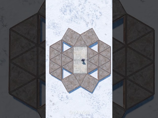 META solo/duo/trio Base design in rust 2025 #rust #rustgame #rustbase #gaming #shorts