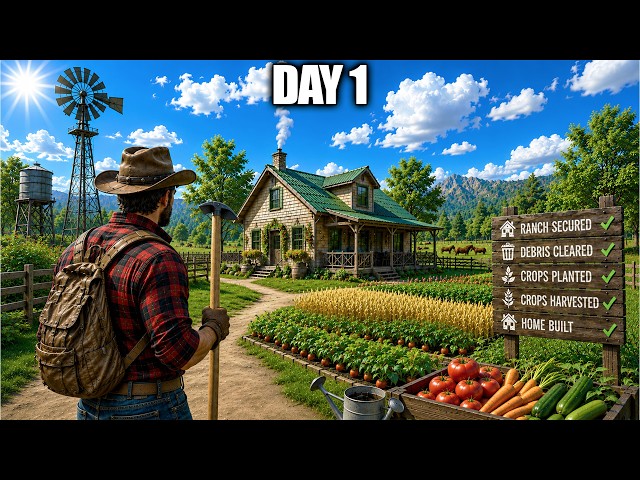 Starting My Dream Ranch From Nothing in This New Ranching Game…