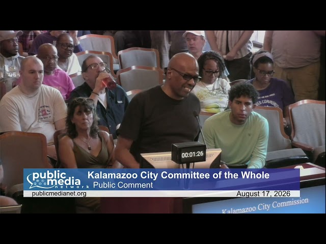 Kalamazoo City Commission - August 17, 2026 Business Meeting
