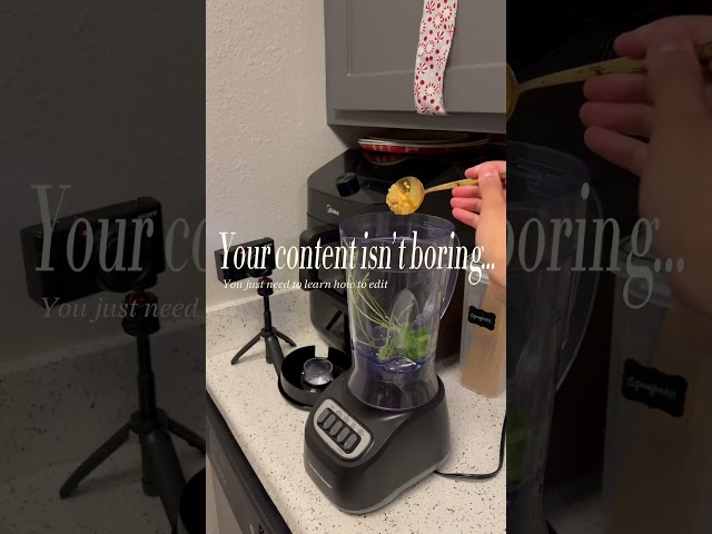 Your content isn’t boring..you just need to learn how to edit ! #contentcreator #youtuber #howtoedit