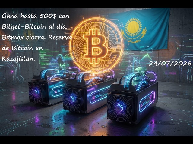 Earn up to $500 daily with Bitget-Bitcoin. BitMEX shuts down. Bitcoin reserve in Kazakhstan.