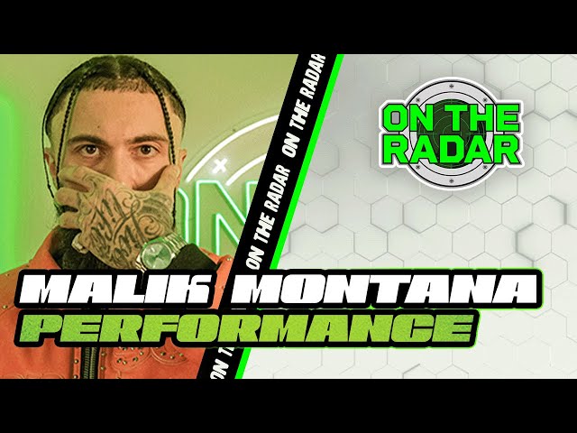 Malik Montana "Baciata" | On The Radar Performance
