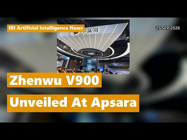 Zhenwu V900 Unveiled At Apsara — Explained | AI News Today 25 Sep 2026