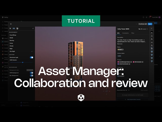 Unity Industry Cloud: Team collaboration and version control