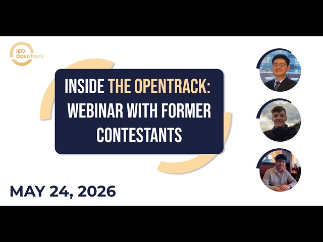 IEO Webinar: Inside the OpenTrack