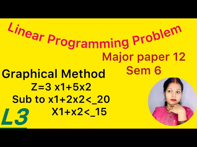 Graphical Method Important Question