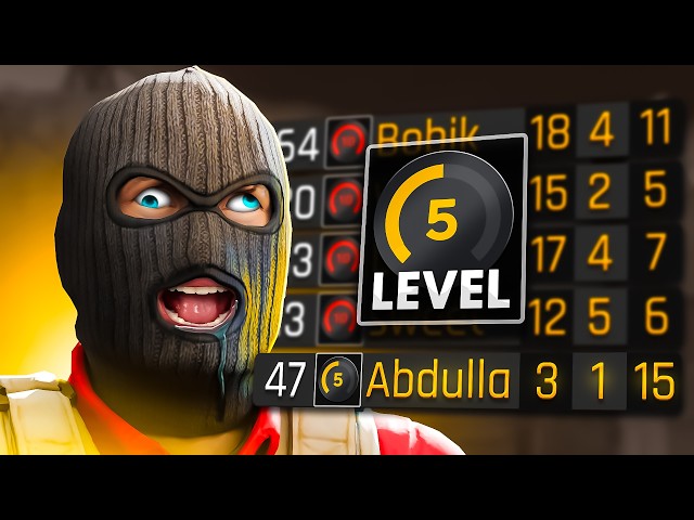 I Put A HARDSTUCK LVL5 Into A LVL10 FACEIT Game..