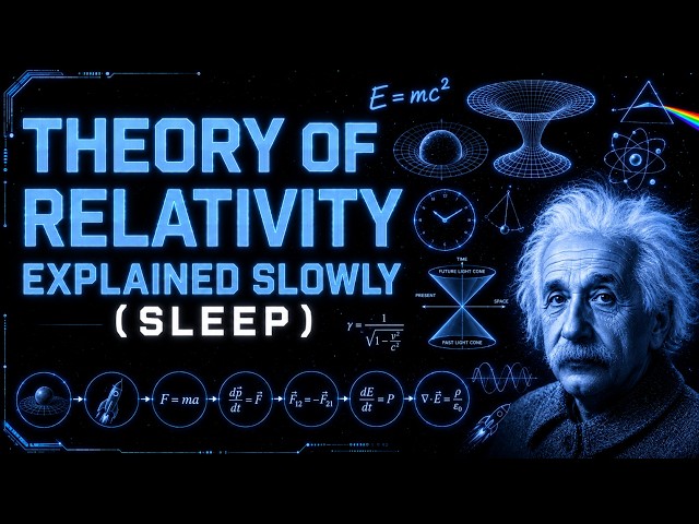 The Entire History of Theory of Relativity Explained Slowly (For Sleep)