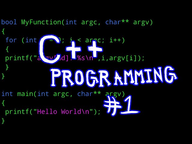 How to C++: 'Hello World', for loops, if, and the precursor to string comparisons