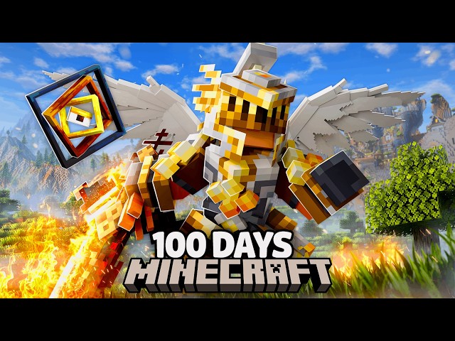 I Survived 100 Days as a HOLY PALADIN in CRAFTORIA RPG...