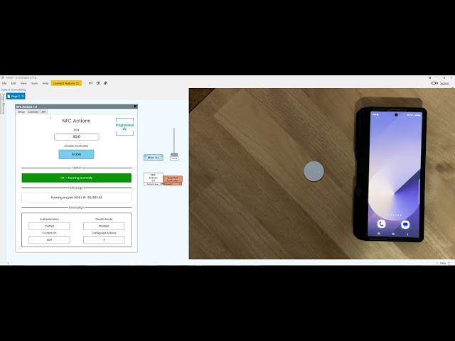 NFC and QR Code Actions