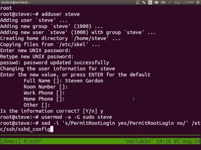 Deploy a Linux Server - Initial Server Setup