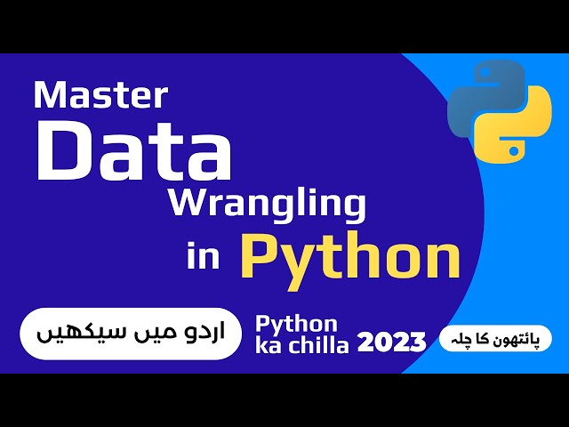 Data Wrangling Zero-Pro | in Urdu/Hindi | Day-15