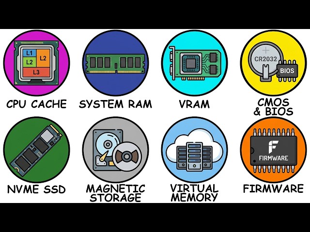 Every Type of Digital Memory Explained in 20 Minutes