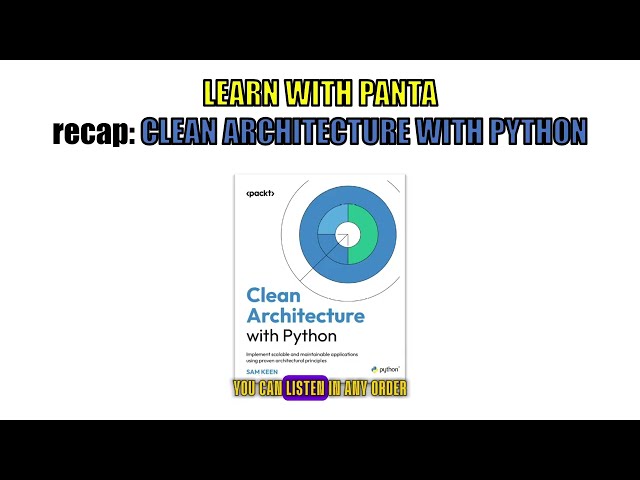 Studying: Clean Architecture With Python - Pt1