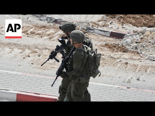 Israel presses ahead with a massive military operation in the occupied West Bank