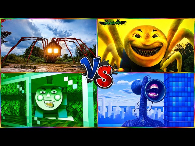 HOUSE HEAD 🆚 SIREN HEAD MONSTER 🆚 THOMAS TRAIN EXE 🆚 CURSED TRAIN MONSTER TILES HOP #26