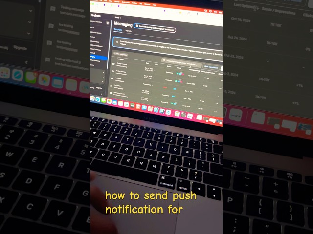 Send PUSH Notifications Like a Pro with Firebase!