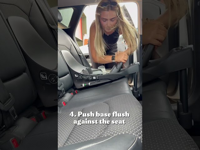 How to install the Cybex Cloud T + Base T #cybex #isofix #howto #carseatsafety #carseatinstallation