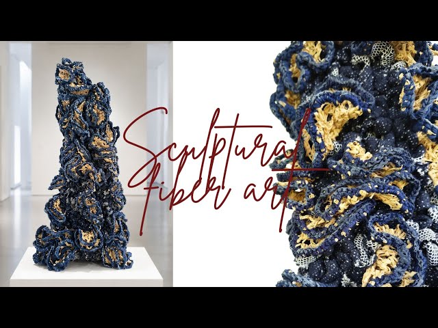 Substrate series. Sculptural fiber art
