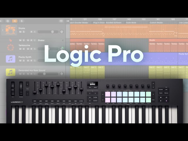 How does Launchkey work with Logic Pro?