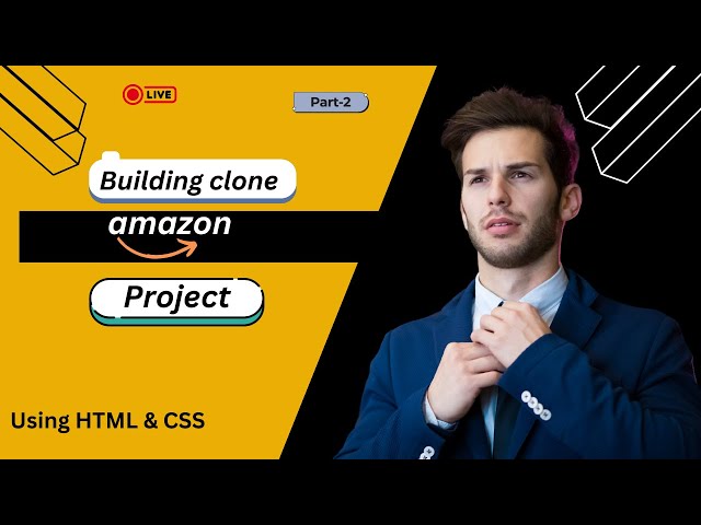 LIVE Amazon clone|Part-2 |In Hindi | Basic to Advance | for Bignner#live#amazonclone#clone#coding#js