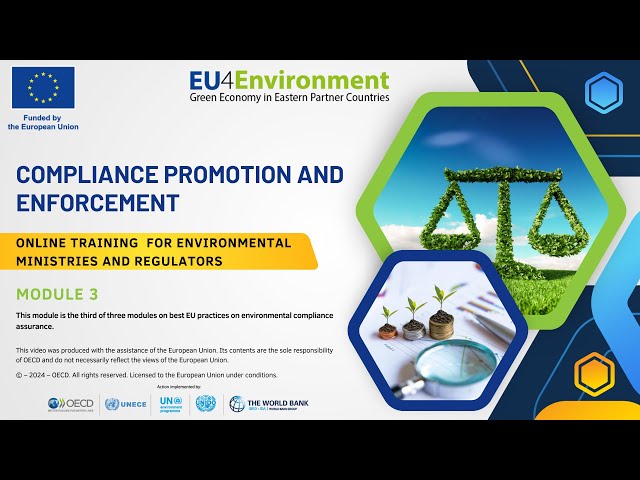 EU4Environment online training, Module 3: Promotion and enforcement