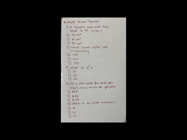 “🧠 Math Brain Teaser Live Quiz | Test Your IQ & Speed | Fun Learning Challenge”