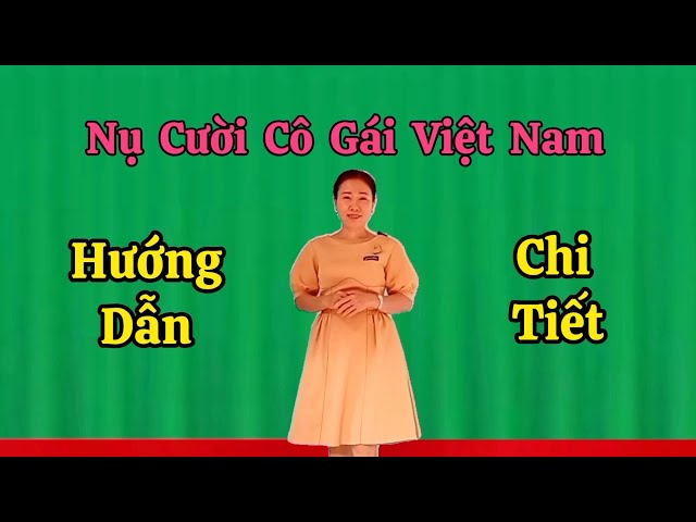 Dance Tutorial: The Vietnamese Girl's Smile. Thanh Hang.